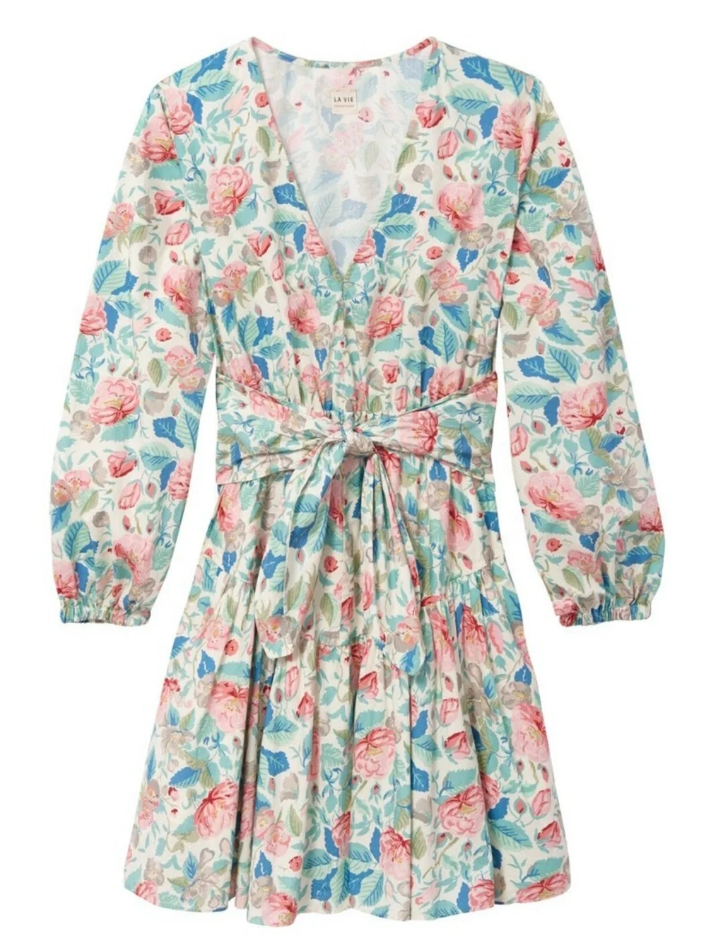 La‎ Vie Rebecca Taylor Paint Garden Dress Size Small